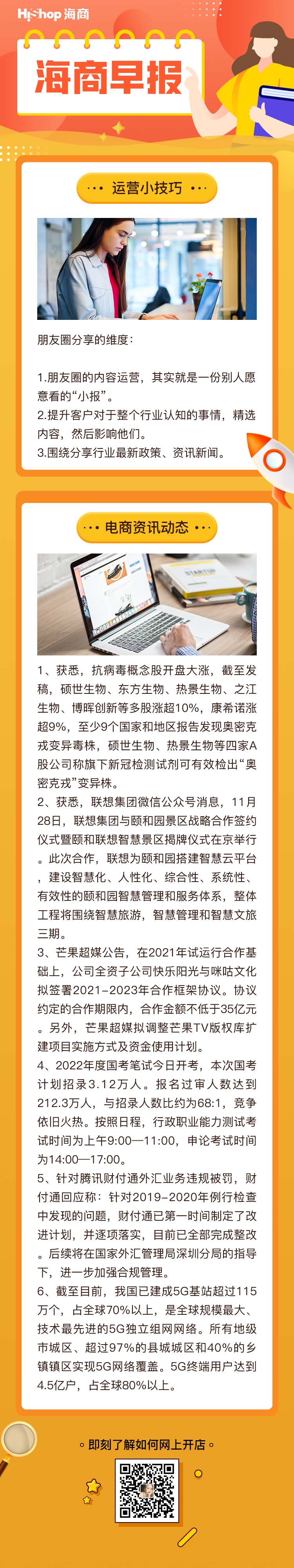 HiShop電商早報——2021年11月29日
